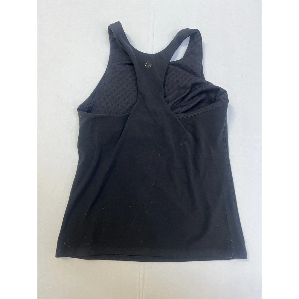 Athleta Girls Black Active Tank Sz M 8-10 Limitless Racerback